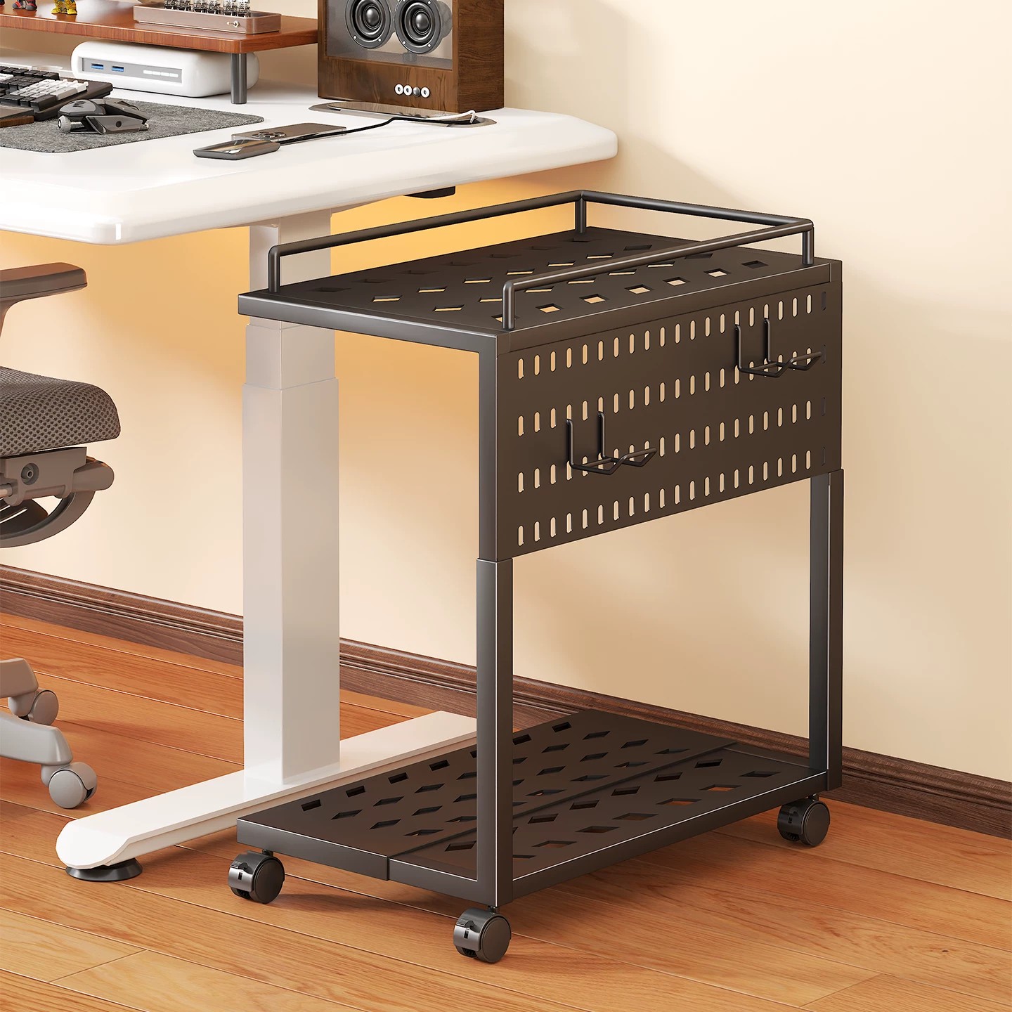 Office Furniture Brands - Support de bureau mobile pour ordinateur,