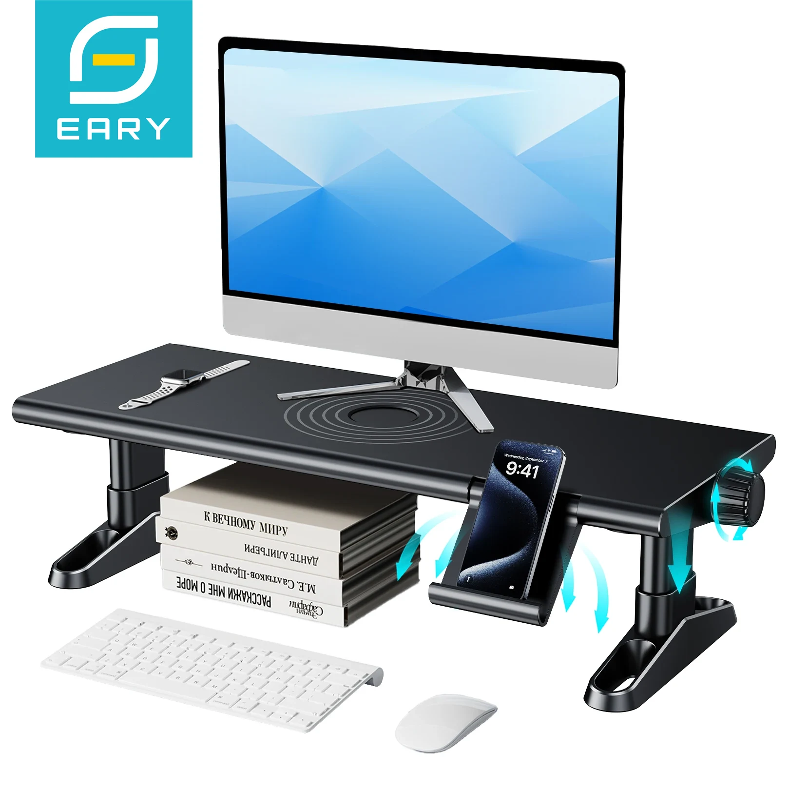 Printer Stand - Eary-Support de moniteur d'ordinateur pour bureau,