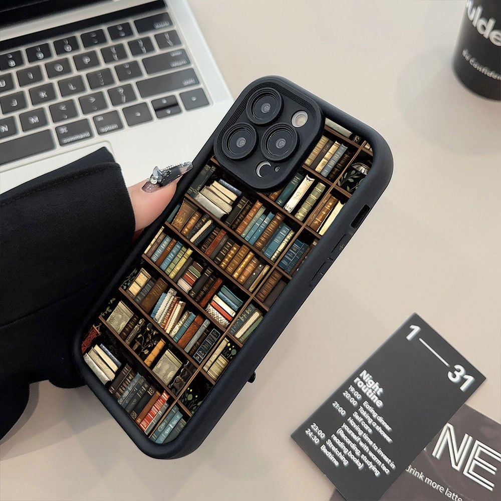 Bookshelf - Coque de téléphone antichoc souple à