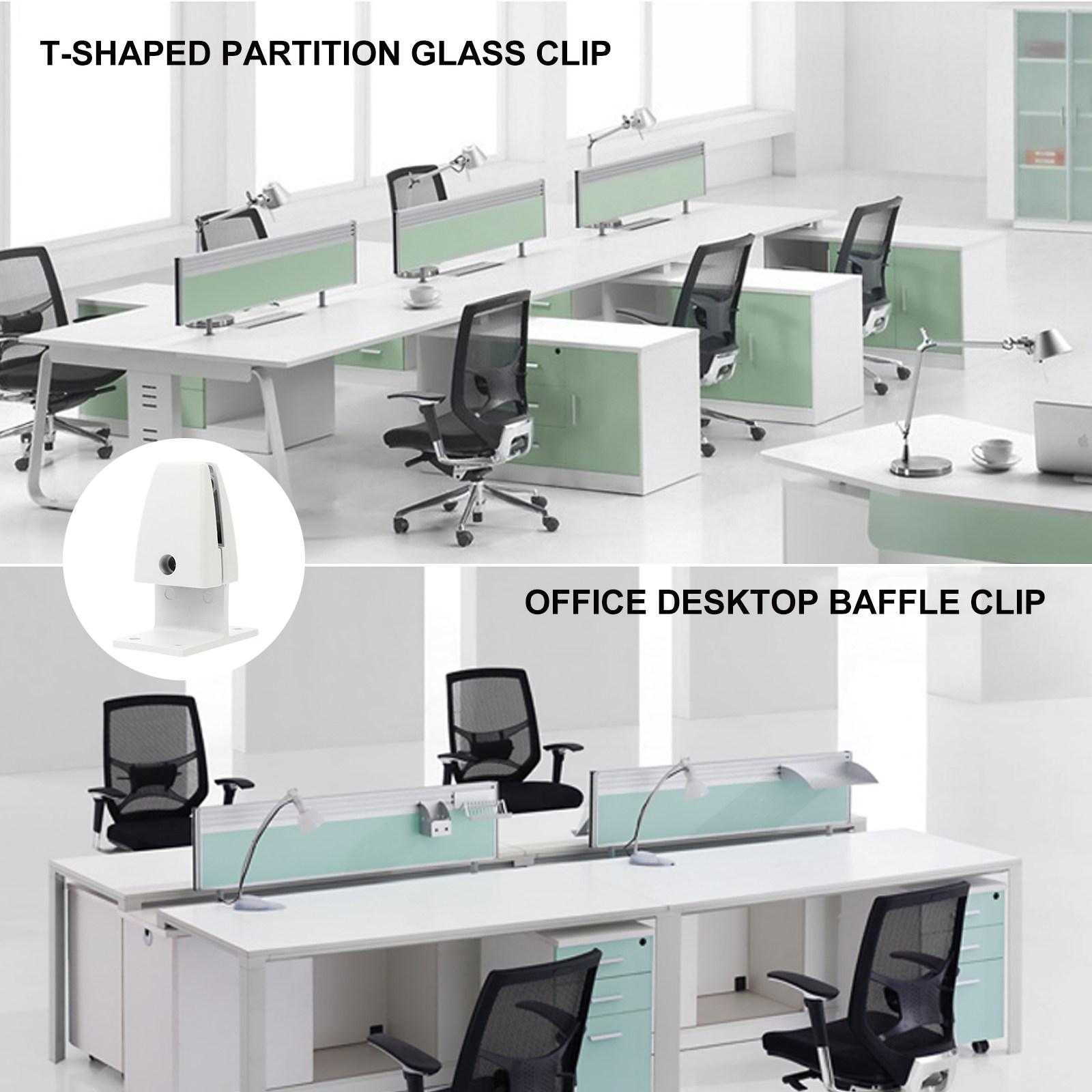 2 pièces, pinces de fixation p - Partition Screen Divider avis et prix