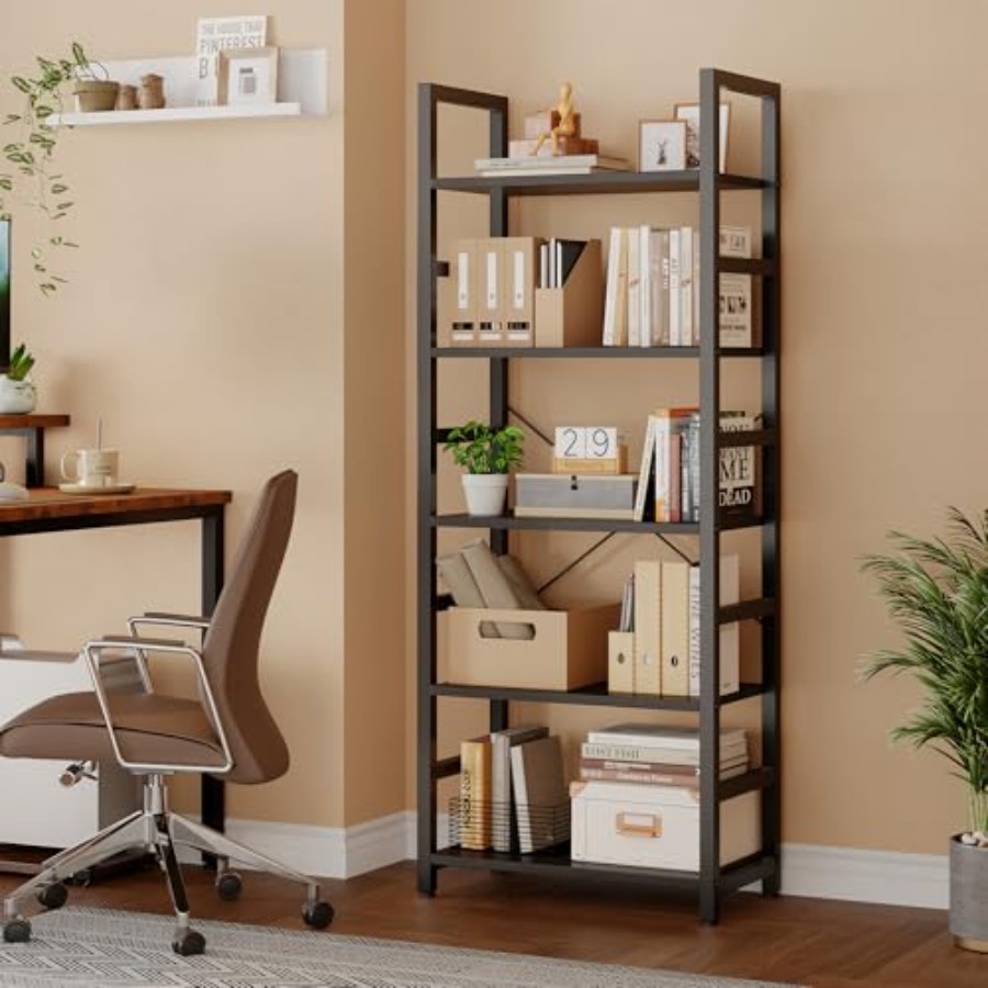 Étagère à 5 niveaux, bibliothè - Bookshelf avis et prix