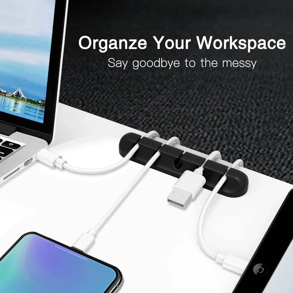Organisateur de câbles USB en  - Desk Organizer avis et prix